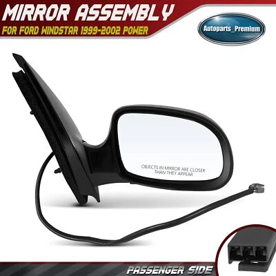 Espejo retrovisor eléctrico para pasajeros con plegable manual para Ford Windstar 1999 2000 2001 2002 Foto 1 de 4