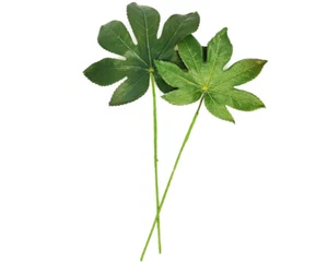 6 Stück Spinnenblätter 4 Größen Blumen Kunstpflanzen Dekoration Möbel - Bild 1 von 1