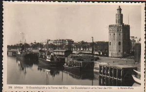 POSTAL DE SEVILLA LA TORRE DEL ORO ANDALUCIA ROISIN POSTCARD POSTKARTE   CC02442 - Picture 1 of 1