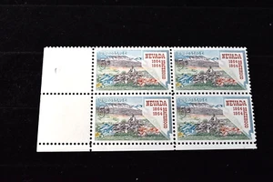 US 1964 NEVADA STATEHOOD PLATE BLOCK S 1248 MNH - Picture 1 of 3