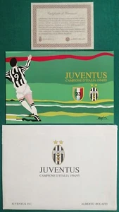 Repubblica - Folder Squadra di calcio Juventus. Campione d'Italia - Bolaffi 1995 - Imagen 1 de 3