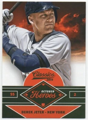 Derek Jeter 2014 Classics October Heroes #10  New York Yankees  Hall of Fame  #2 - Image 1 of 2