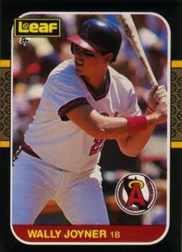 #252 Wally Joyner - California Angels - 1987 Leaf Baseball - Image 1 of 1