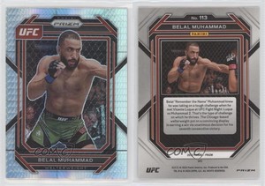 2023 Panini Prizm UFC Hyper Prizm Belal Muhammad #113