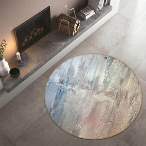 3D Gentle Color G8957 Non Slip Rug Mat Round Photo Carpet Skromova Marina Erin - Picture 1 of 5