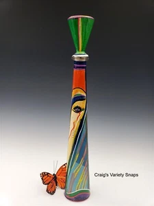 GARTH Abstract Glass Liquor Bottle Painting, 2002 - Picture 1 of 16