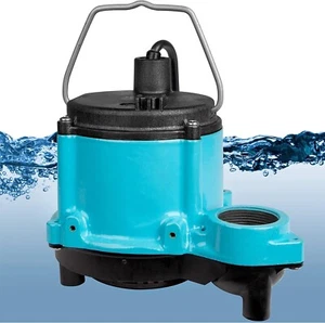 LITTLE GIANT 506274 Sump Pump,6-CIM-R 115-Volt, 1/3 HP, 2750 GPH 25-Ft. 783WU6 - Picture 1 of 3
