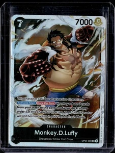 2023 One Piece Kingdoms of Intrigue #OP04-090 Monkey D. Luffy Foil (50K) - Picture 1 of 2