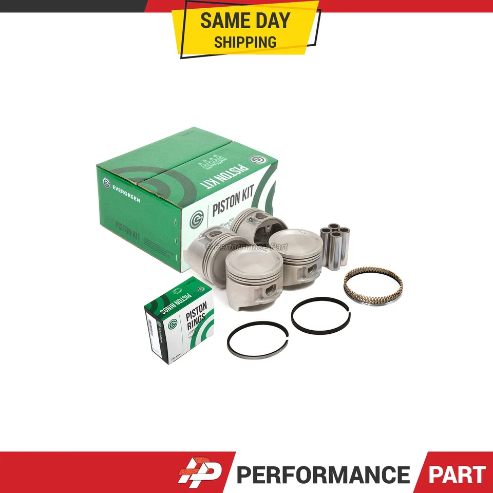 Pistones con anillos para 83-89 Nissan 720 D21 Pathfinder Van 2.4L Z24 Z24i Foto 1 de 4