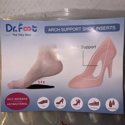 Almohadillas de gel metatarsianas bola de pie Dr Foot cojín reutilizable nuevo lote 5 juegos Foto 1 de 4