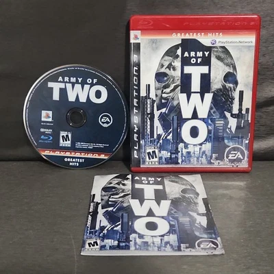 Army of Two PlayStation 3 PS3 Complete Greatest Hits - Image 1 of 4