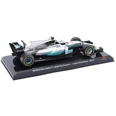 1:24 Mercedes AMG W08 EQ Powe Hamilton 2017 F1 Hachette auto VESCICA RUGOSA - Immagine 1 di 4