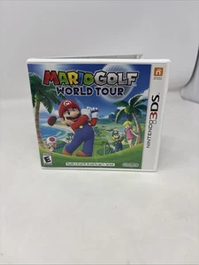 Mario Golf World Tour - Nintendo 3DS - CASE + INSERTS ONLY (NO GAME) - Picture 1 of 3