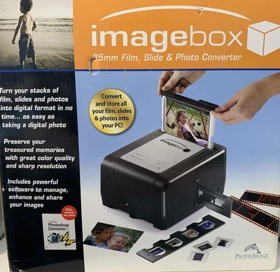 IMAGEBOX Pacific Image 35mm Film, Slide & Photo Converter 12 MP NEW IN PACKAGING - Image 1 of 4