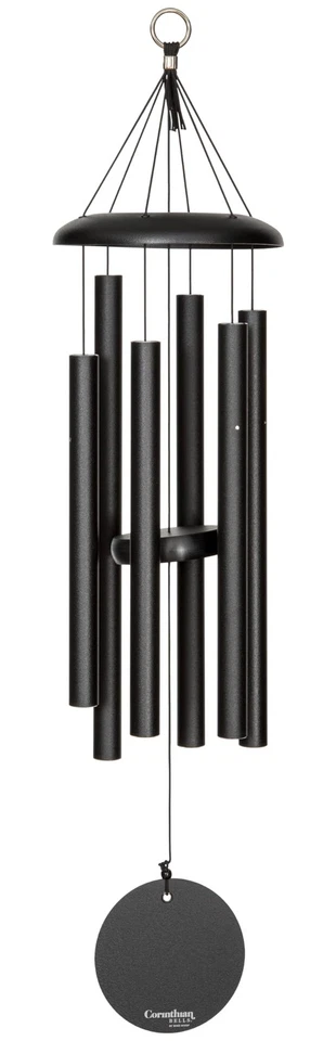 Corinthian Bells Wind Chimes 29" T206 Black