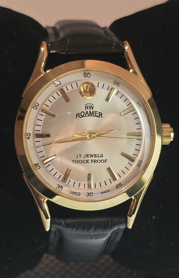 Reloj Hombre Roamer Vintage Hecho en Suiza 36 mm Mecánico Antimagnético Incablog Foto 1 de 4
