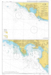 Admiralty 819 Galle Harbour Approaches Sri Lanka South West Coast Map Chart Wall - Picture 1 of 6