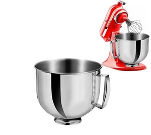 Ciotola Miscelatore in Acciaio Inox, 5,5 QT, Compatibile con KitchenAid Tilt-Head Stan... - Foto 1 di 6