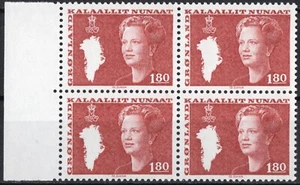 3140 Groenlandia 1980-89, FA 135, MNH, SC #124, MNH, Reina Margarita. - Imagen 1 de 1