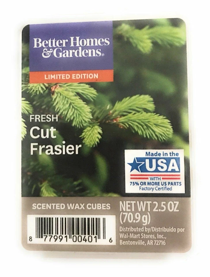 Better Homes & Gardens Fresh Cut Frasier Wax Cubes 6pk X 2 BN