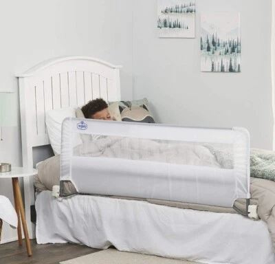 Sistema de anclaje reforzado con protector de riel de cama extra largo Regalo Swing Down 54 pulgadas Foto 1 de 4