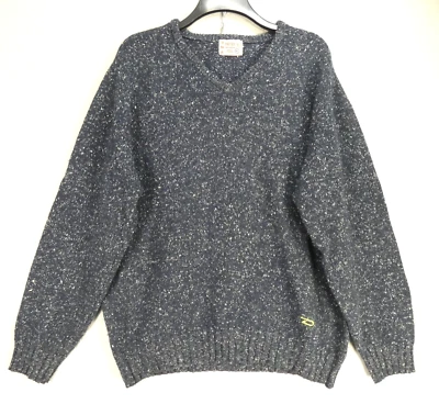 Diesel Vintage Jumper Y2K DMB 1955 Mens Jumper Navy Melange Size XL - Image 1 of 4