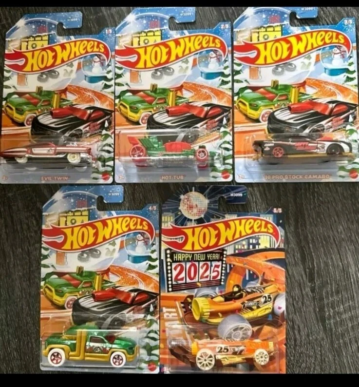 Juego completo de 5 coches de vacaciones Hot Wheels 2025 2025  Foto 1 de 1
