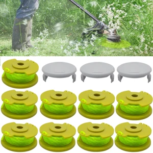 3-12PCS Premium Twisted Trimmer Line Spool Cap For Ryobi AC80RL3 .080" 18/24/40V - Picture 1 of 24