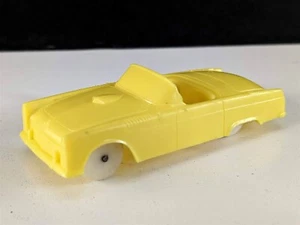 F&F Mold & Die Works 1955 Ford Thunderbird Convertible Car Yellow Plastic Cereal - Picture 1 of 9