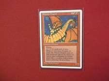 MTG " Shivan Dragon " from 4th Edition EX