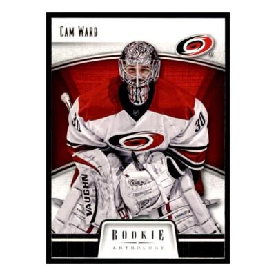 2013 Panini Rookie Anthology #17 Cam Ward Carolina Hurricanes Hockey Card - Image 1 of 2