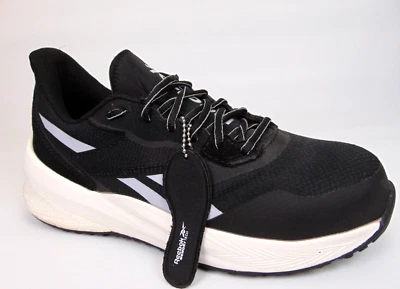 Reebok Womens Floatride Daily Work Composite Safety Toe Shoes, Size 8.5 M, Black - Image 1 of 4