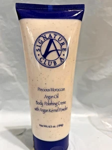 Signature Club A Precious Moroccan Argan Oil Body Polishing Creme 6.5 oz - Picture 1 of 2