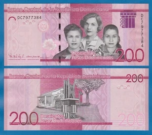 Dominican Republic 200 Pesos P-191d 2017 UNC ( P 191 d ) - Picture 1 of 1