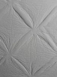 Marine Vinyl Fabric (QUARTZ) Embossed Diamond Stitch Quality Outdoor UV 54"  - Picture 1 of 3