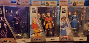 Lot Of 3 BST AXN Nickelodeon Avatar The Last Airbender 5" Figures NEW Aang - Picture 1 of 5