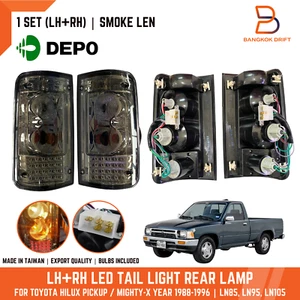 LUZ TRASERA LED HUMO DEPO LUZ TRASERA PARA TOYOTA PICKUP MK3 88-97 LN85 LN95 LN106 - Imagen 1 de 10