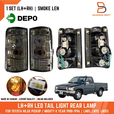 DEPO HUMO LED LUZ TRASERA LUZ TRASERA PARA TOYOTA PICKUP MK3 88-97 LN85 LN95 LN106 Foto 1 de 4