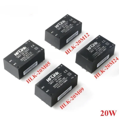 HLK-20M05 12 24 Power Supply Module AC-DC Mini Isolation Switch 220V to 5V/12/24 - Image 1 of 4