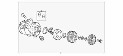 Conjunto de compresor Ford F-250 Super Duty 2011-2016 original OEM NUEVO BC3Z-19703-D Foto 1 de 4