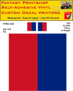 Raf Aleta Flash Doble Packs Adhesivo de Vinilo Adhesivos 75mm-200mm FPRC022 - Bild 1 von 6