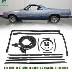 Weatherstripping Seals Kit 17pcs For Chevrolet El Camino&GMC Caballero 1978-1987 - Picture 1 of 24