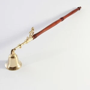 13" Candle Snuffer with Anchor motif 2 for price of 1. On sheesham wood handle - Picture 1 of 1