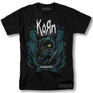 Korn Shirt Rock Merch Concert Tour Vntg Graphic Design T-Shirt - Picture 1 of 1