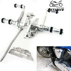 4" Forward Controls Footpegs For Kawasaki Vulcan 900 VN900/B/C Classic 2006-2023 - Picture 1 of 9
