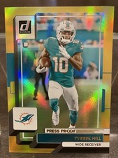 2022 Donruss Tyreek Hill Gold Premium Press Proof #271 Dolphins