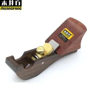 Ebony Compass Hand Plane with Rosewood Grab Round Convex Bottom Cutter Curved - Image 1 of 4