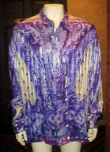 NEU MIT ETIKETT HERREN CREME DE SEIDE METALLIC SEIDE HEMD SWEETHEART 7442 GRÖSSE XLARGE - Bild 1 von 3