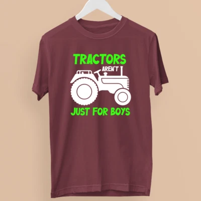 Camiseta Tractors Aren'T Just For Boys Agricultura Tractor Amantes Regalo Foto 1 de 4