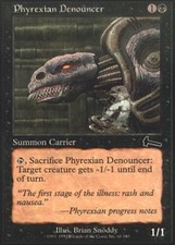 Phyrexian Denouncer X4 (Urza's Legacy) MTG (LP) *CCGHouse* Magic